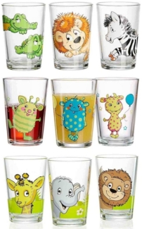 Ritzenhoff & Breker Kinderbecher mit Motiv 9er Set Zoo/Monster/Dschungel