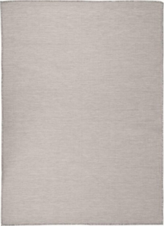 vidaXL Outdoor-Teppich Flachgewebe 200x280 cm Taupe 340784