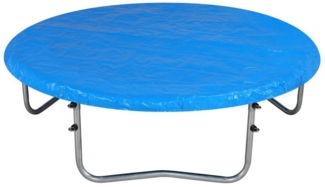 Monzana Trampolin Abdeckung reißfest UV-beständig Wetterschutzplane Trampolinschutz Abdeckplane Regenabdeckung 183cm - blau
