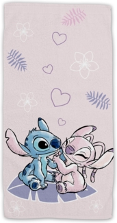 Lilo & Stitch Baumwolle Strandtuch Frottee Badetuch mit Premium Druck, 70x140 cm