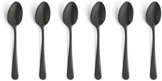 Amefa AUSTIN Mocca-/Espressolöffel Set 6-teilig PVD schwarz mattiert