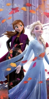 Disney Frozen Baumwolle Strandtuch Frottee Badetuch mit Premium Druck, 70x140 cm
