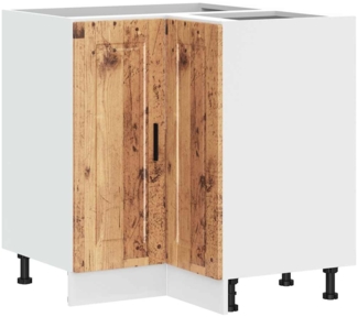 vidaXL Küchen-Eckunterschrank Porto Altholz-Optik Holzwerkstoff 853995