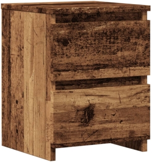 vidaXL Nachttisch Altholz-Optik 30×30×40 cm Holzwerkstoff 855846
