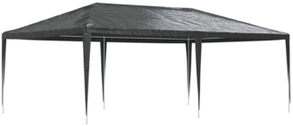 vidaXL Profi-Partyzelt, Stahl / PE anthrazit, 4×6 m, 90 g/m²