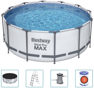 Bestway Steel Pro MAX Swimmingpool-Set Rund 366x122 cm