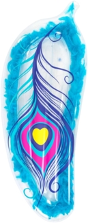 Bestway Luftmatratze „Flirty Feather“, Vinyl blau, 189x79 cm