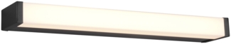 LED Badezimmer Wandleuchte FABIO in Schwarz 42,5cm - Spiegelleuchte