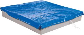 roba Abdeckplane für Sandkasten, Polyurethan blau, 154 x 154 cm