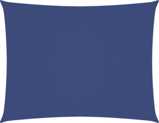 vidaXL Sonnensegel Oxford-Gewebe Rechteckig 6x8 m Blau 135553