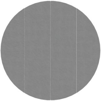 vidaXL Pool-Bodentuch, Hellgrau, 150 gr/m² Polyester, Ø 500 cm