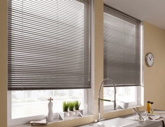 Gardinia Alu Jalousie silber, 120 x 130 cm