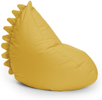 Lumaland Sitzsack Kinder Monster 80 x 80 x 70 cm, weiches Sitzpolster, pflegeleichtes Material, leicht