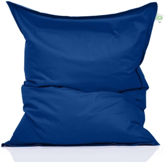 Green Bean® Sitzsack, waschbar, Polyester-PVC-Stoff, Royal Blau, 140x180 cm, 380 Liter