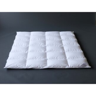 Daunen-Bettdecke - Warmes Kassettenbett - Ganzjahres-Bettdecke - Verse Saphir weiß,155x220 cm
