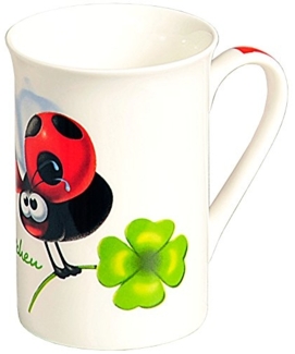 KESPER 45001 Becher GLÜCKSKÄFERCHEN 250 ml / Kaffeebecher