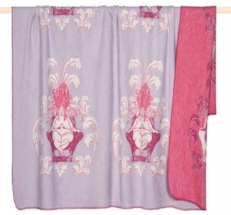 pad Wohndecke, Mischgewebe, 150x200 cm, Deesse Fuchsia