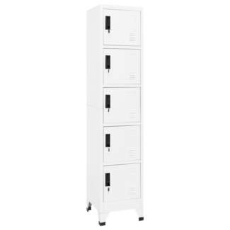 vidaXL Schließfachschrank Weiß 38 x 40 x 180 cm Stahl [339788]