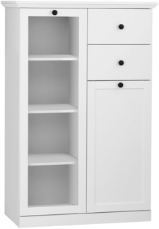 Highboard Baxter in weiß 81 cm