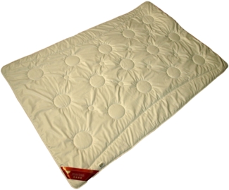 Merino Ganzjahres Bettdecke - Duo-Leicht Steppbett - Garanta Merino 200x200 cm