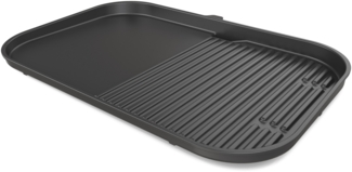 Ninja Woodfire XL Grillplatte & Plancha für Woodfire XL Elektrogrill, Aluminium Schwarz, 14,5 x 30 x 3 cm