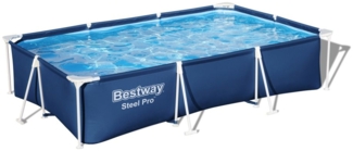 Bestway 'Steel Pro' Frame Pool, ohne Filterpumpe, Stahl / Kunststoff blau, 300 x 201 x 66 cm
