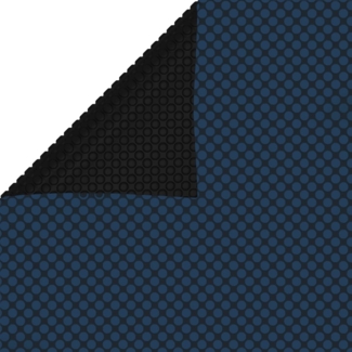 vidaXL Treibende Pool-Solarplane PE 450x220 cm Schwarz und Blau 92983