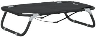 vidaXL Hundeliege, Klappbar, Oxford-Gewebe und Stahl Anthrazit, 18 x 70 x 46 cm