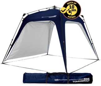 Lumaland 'Where Tomorrow' Pavillon, Polyester, 250 x 250 x 190 cm, Navy
