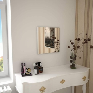 vidaXL Wandspiegel 2 Stk. 40x40 cm Quadratisch Glas 3051621