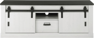 Imv 'Stove' TV-Lowboard,weiß Pinie und anthrazit Landhaus, 162 x 61 cm