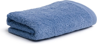 Möve Handtuch Superwuschel, Walkfrottee (1-St), Handtuch mit Bordüre, 100% Premium Cotton Baumwolle, einfarbig, weich