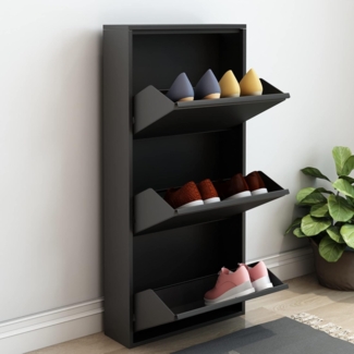 Schuhkipper Sokndal mit 3 Klappen Schwarz [en. casa]