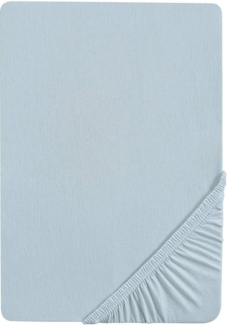 roba Spannbettlaken Lil Planet 40 x 90 bis 45 x 90 cm - Spannbetttuch für Babybetten & Wiegen - Hellblau