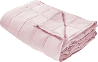 Gewichtsdecke 9 kg NEREID 150 x 200 cm Rosa