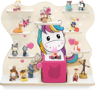 stadtecken Design 'Pony' Tonie-Regal, Holz mehrfarbig, 58x53 cm