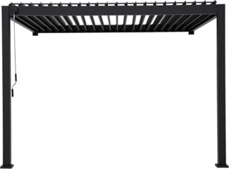 Mirador Classic 3x4 m Wandmontage Pergola, anthrazit