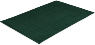 Exklusiv Heimtextil Badvorleger Frottier 700 g/m² 50 x 80 cm Dunkelgrün