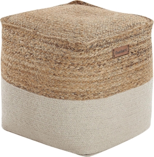 Pouf KIRAMA Beige 44 cm 44 cm