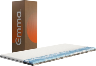 Emma Topper, 100x200 cm, 85 % Polyester / 15 % Polypropylen, Weiß