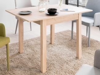 Esstisch >Crawley< in Sonoma-Eiche - 120x76,5x80cm (BxHxT)