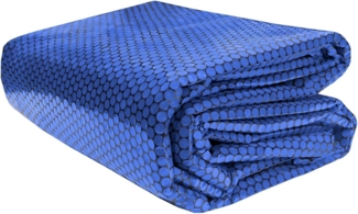 Poolpanda Pool Solarfolie Ø 400 cm Elite rund | 400 my | schwarz/blau | 15 mm Luftblasen