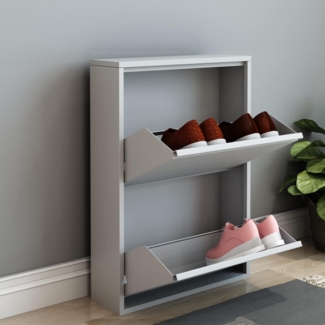 Schuhkipper Sokndal mit 2 Klappen Weiß [en. casa]