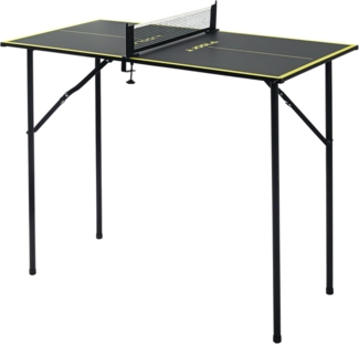 Joola 'Mini' Indoor-Tischtennisplatte, mit Netzgarnitur, Pressspan, dunkelgrau, 90 x 45 x 76 cm