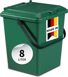 Garantia Bio-Container, Polypropylen grün, 8 Liter