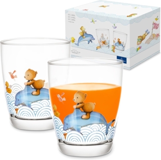 Villeroy & Boch HAPPY AS A BEAR Kinderglas 2er Set