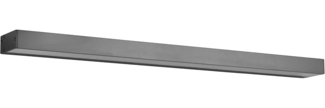 LED Badezimmer Wandleuchte ROCCO Schwarz 90cm - Up-Down Spiegelleuchte