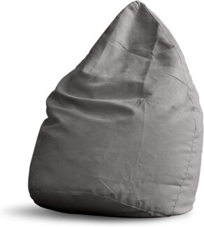 Lumaland 'Luxury XL Plus' Sitzsack, Grau, Polyester, 120 l