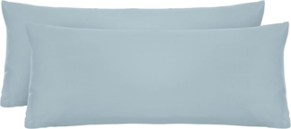 biberna Feinjersey-Kopfkissenbezug 0077144, blau, 2x 40x80cm