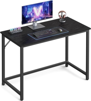 Vasagle Schreibtisch, Computertisch, Bürotisch, für Arbeitszimmer, Schlafzimmer, 50 x 100 x 75 cm, Industrie-Design, Metallgestell, schwarz von Songmics DWL041B56